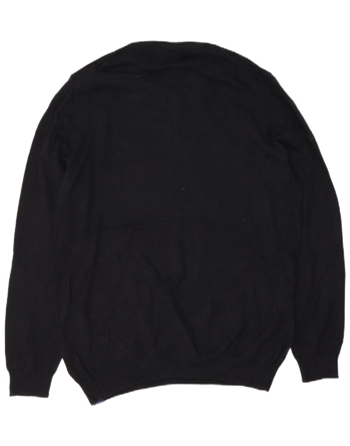 Maglione maglione girocollo da uomo Superdry 2XL cotone nero