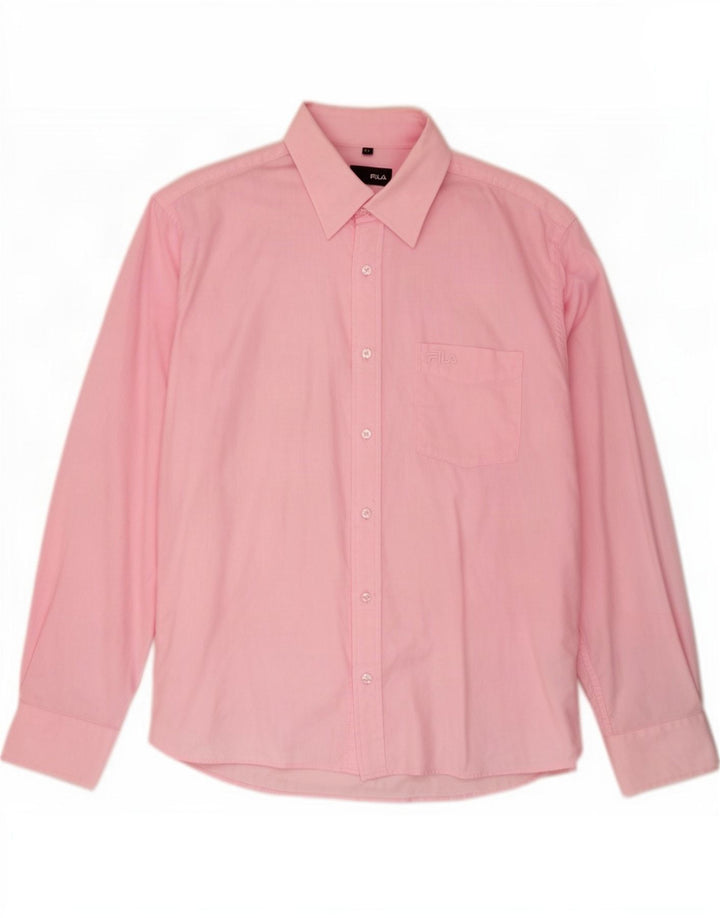 Camicia Fila Uomo 2XL Cotone Rosa