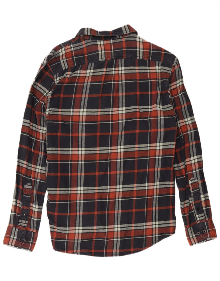 Camicia Lee da uomo in flanella vestibilità regolare XL cotone a quadri blu navy