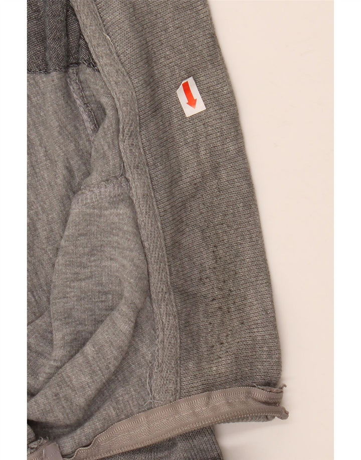 PIERRE CARDIN Giacca da tuta da donna UK 16 Large Grigio Cotone