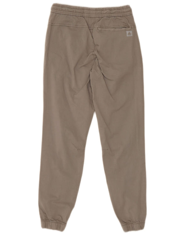 Pantaloni chino da jogging da uomo Zara piccoli W27 L28 grigi