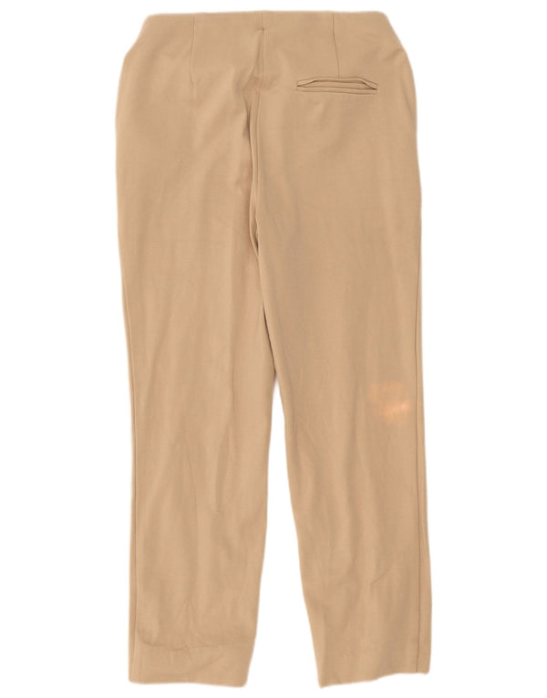 Pantaloni casual dritti da donna Marks & Spencer UK 12 medi W30 L26 Beige