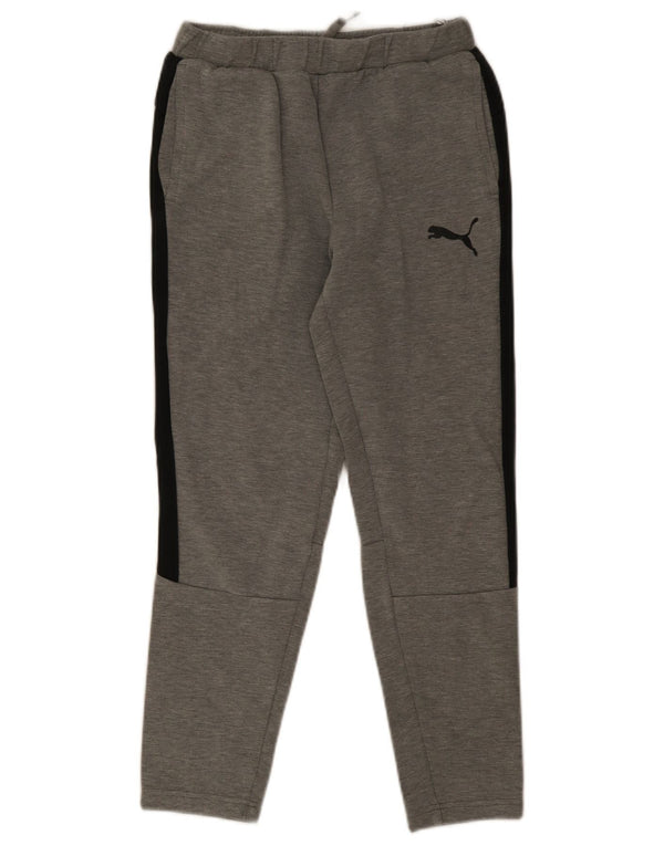 Pantaloni da tuta da uomo Puma Small Grey Colourblock