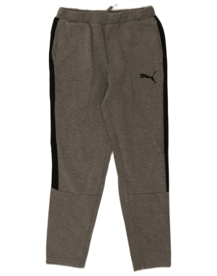 Pantaloni da tuta da uomo Puma Small Grey Colourblock