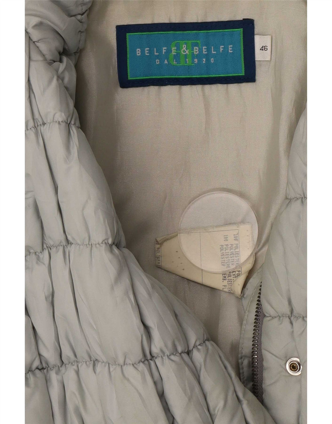 Giacca Imbottita Donna Belfe & Belfe IT 46 Large Grigio Poliestere
