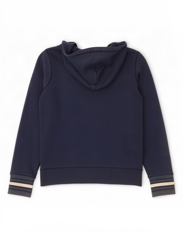 Felpa con cappuccio grafica Nike da uomo in cotone medio blu navy