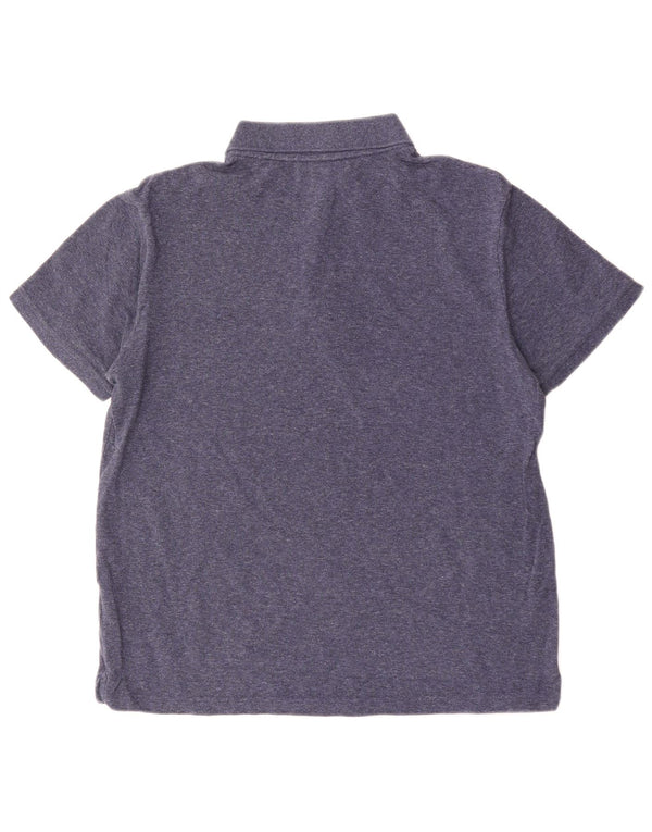 Polo LACOSTE da uomo slim fit taglia 6 XL cotone screziato blu navy