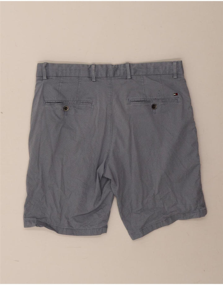Pantaloncini chino da uomo Tommy Hilfiger W33 cotone blu medio