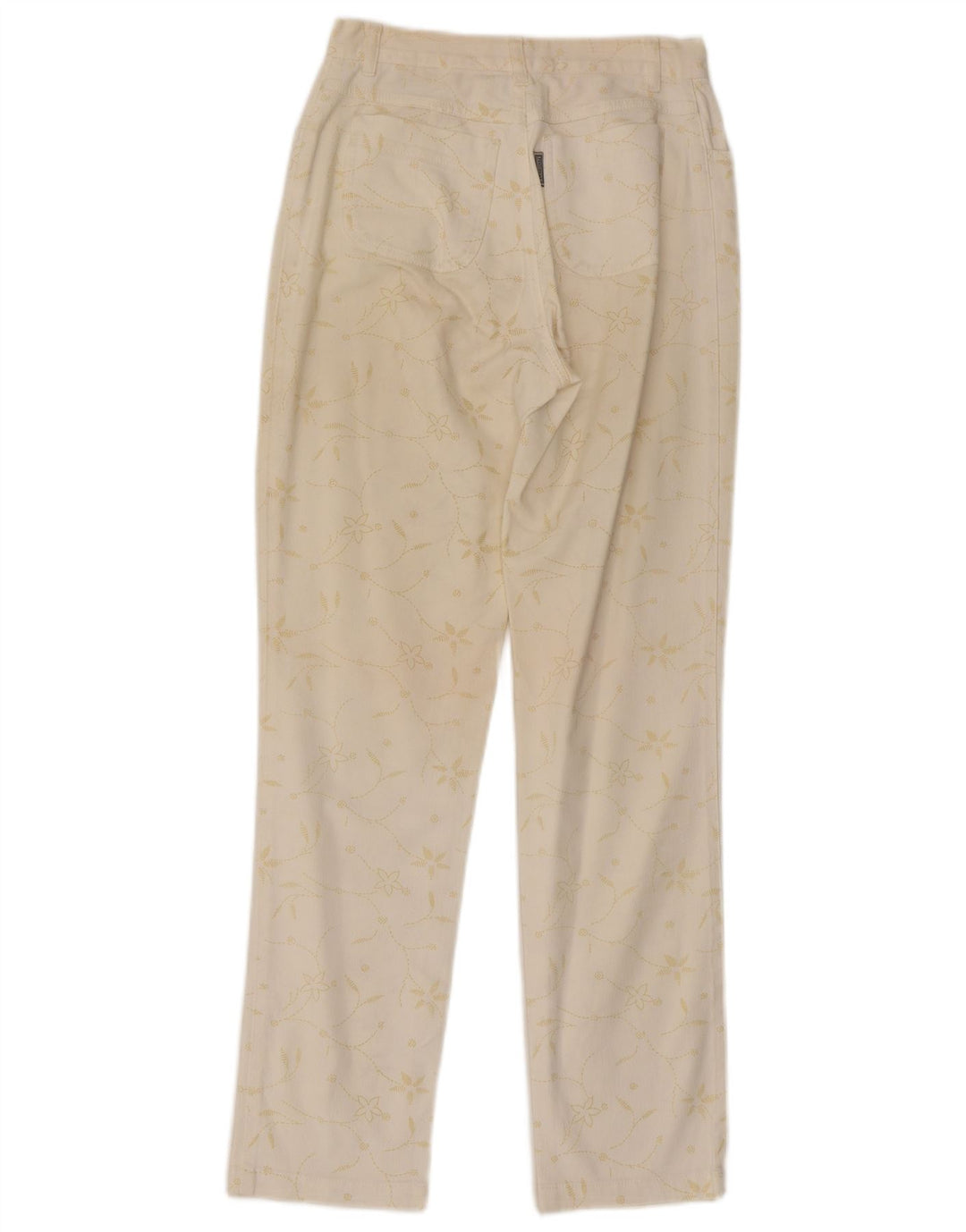 Pantaloni Fendissime da donna Regular Fit Regular Fit W27 L29 Classico Floreale Bianco