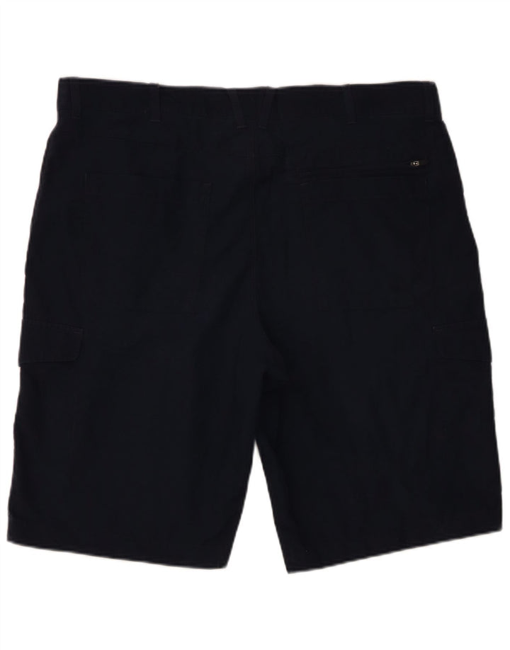 Pantaloncini cargo da uomo Marks & Spencer W38 XL cotone blu navy