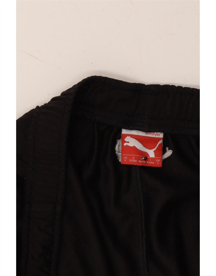 PUMA Mens Tracksuit Trousers Large  Black Polyester Vintage Puma and Second-Hand Puma from Messina Hembry 