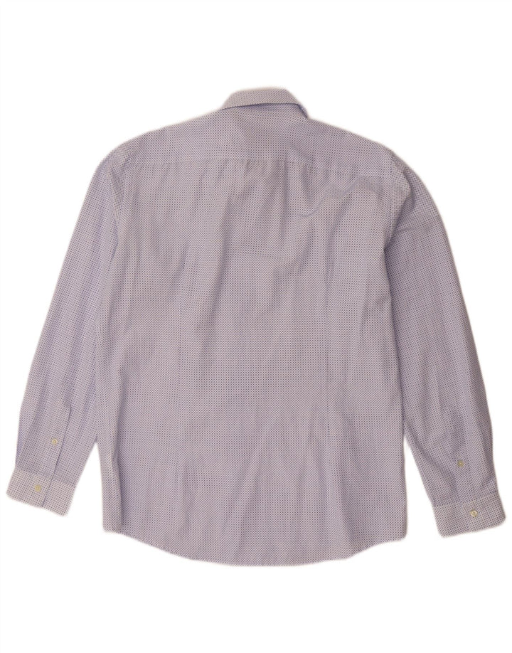 Camicia Liu Jo da uomo slim fit taglia 16 41 grande blu geometrico