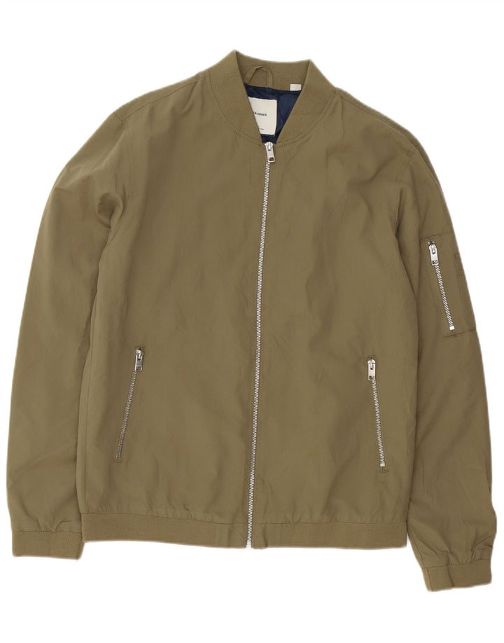 Giacca bomber da uomo Jack & Jones UK 40 grande poliestere kaki