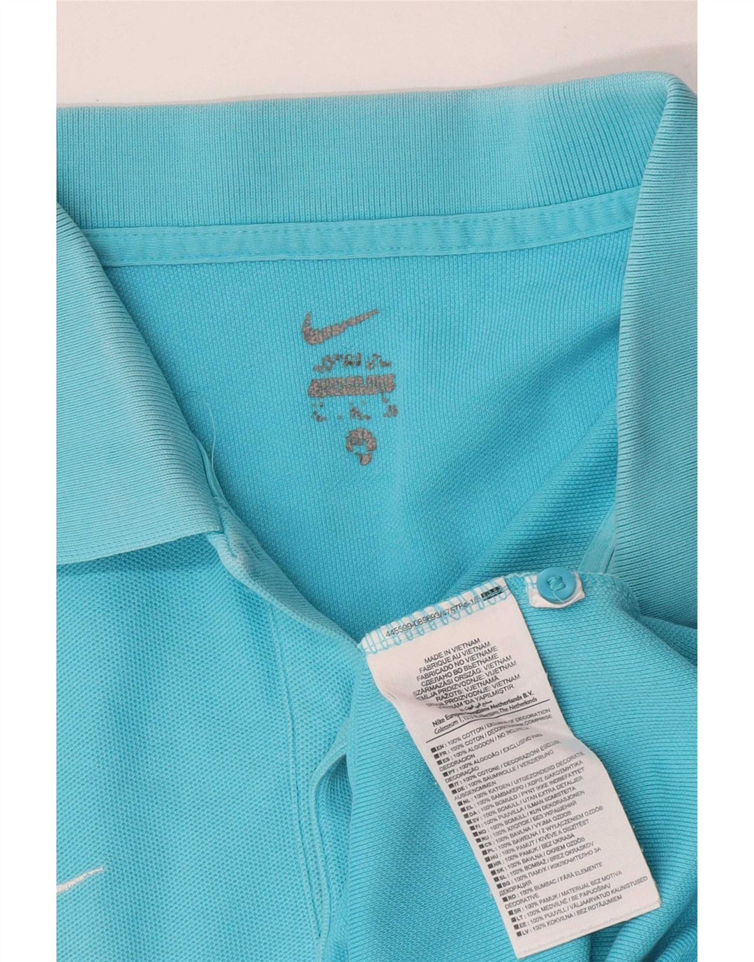 Polo Nike da uomo XL in cotone blu