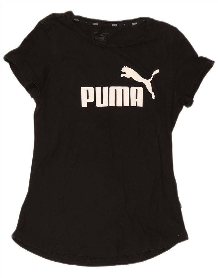 T-shirt grafica da donna Puma UK 10 piccola nera