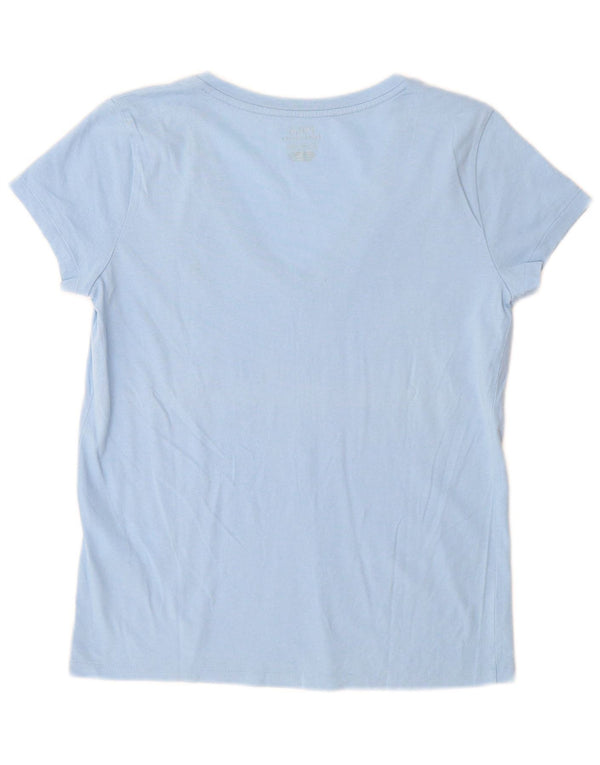 Polo Ralph Lauren T-shirt da donna Top UK 10 piccola in cotone blu