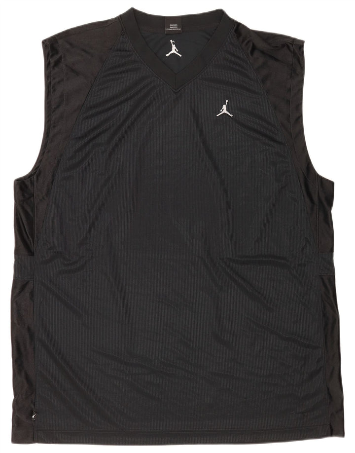 Canotta da uomo Jordan UK 47/48 2XL Poliestere nero