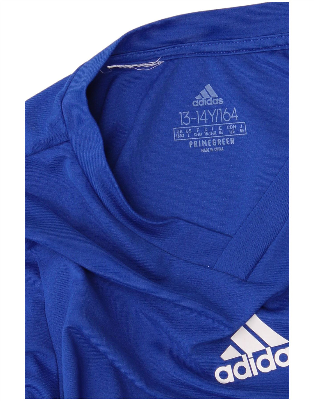 Maglia Adidas Aeroready da ragazzo a manica lunga 13-14 anni Blu