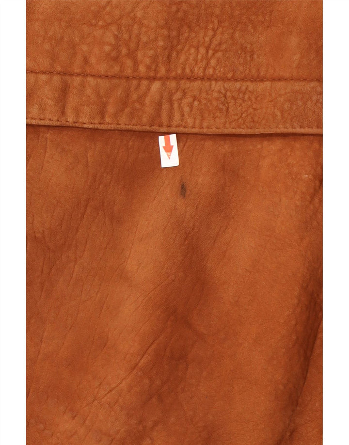 Giacca in pelle da uomo Essebi UK 40 Large in pelle marrone