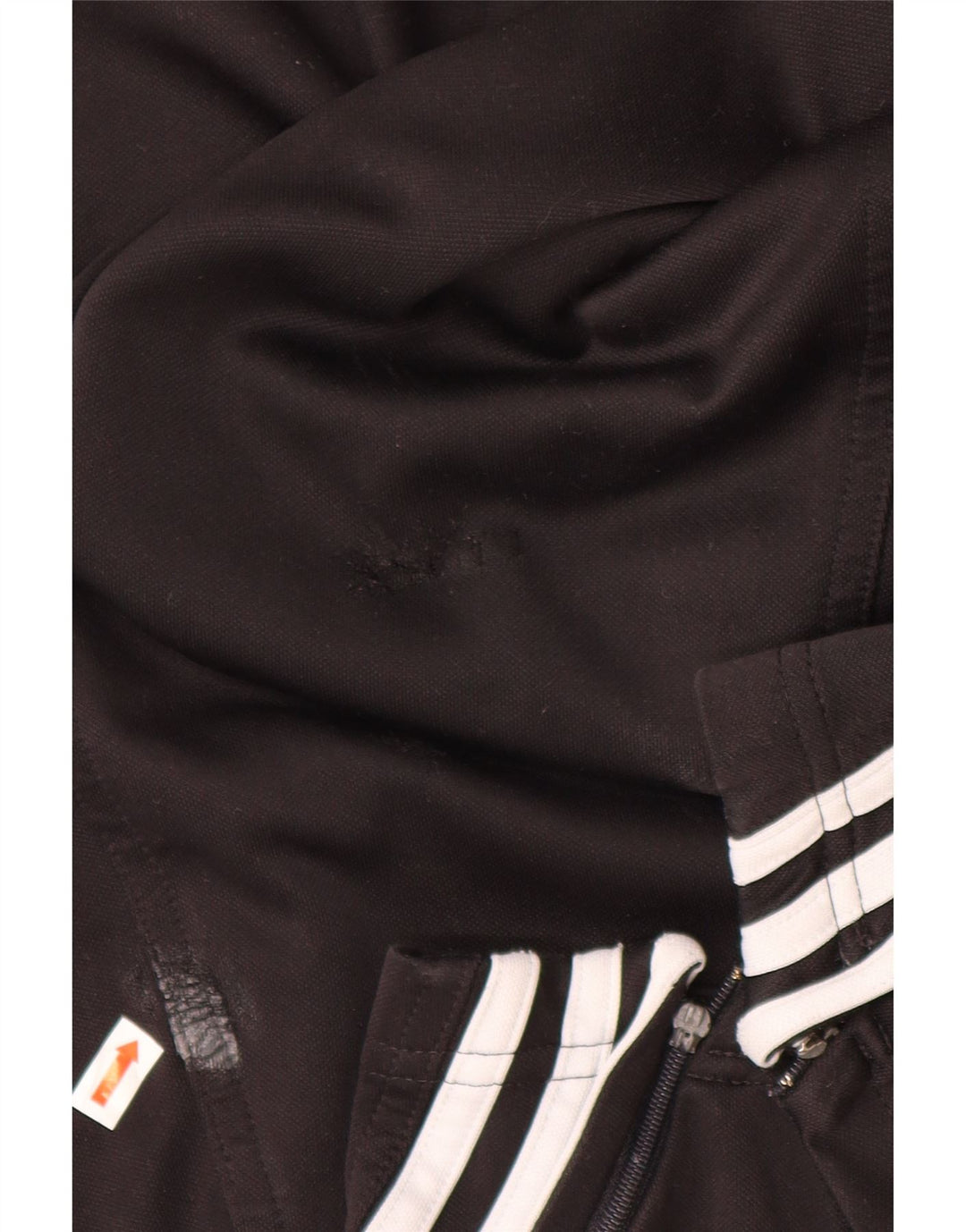 Pantaloni da tuta con grafica ADIDAS da uomo UK 42/44 Large Nero Poliestere