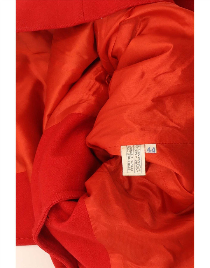 Giacca blazer vintage da donna a 3 bottoni IT 44 rosso medio classico