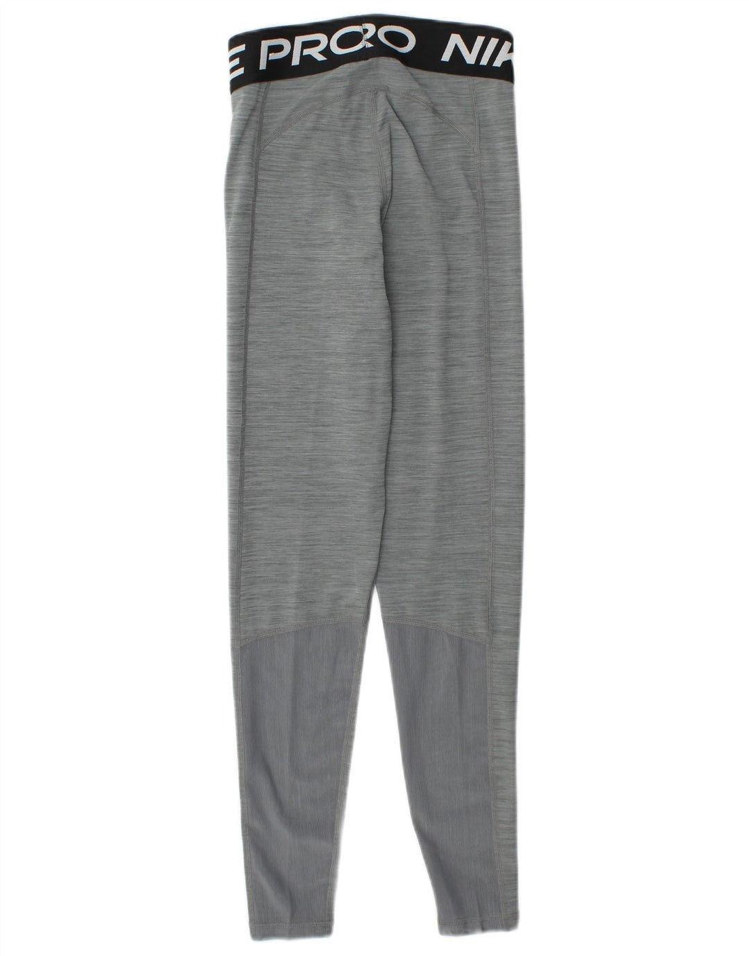 Leggings grafici NIKE da donna Dri Fit UK 4 XS poliestere screziato grigio