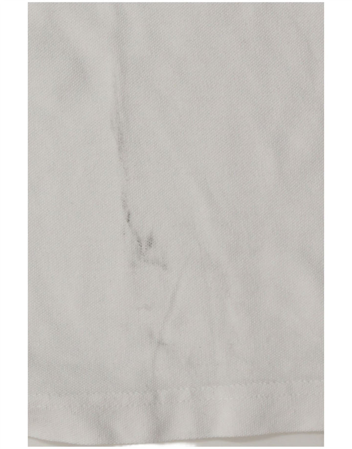 Polo Uomo KAPPA Large Bianca in Cotone