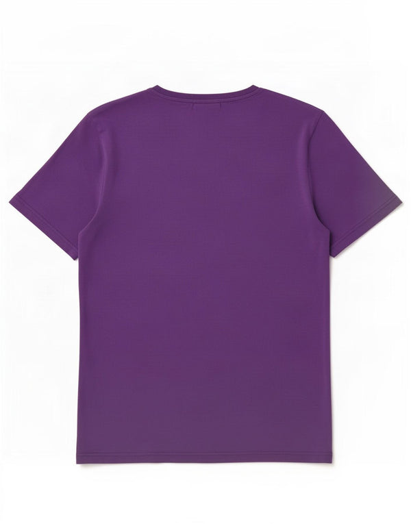 Fila Womens T-Shirt Top UK 14 Medium Purple Cotton