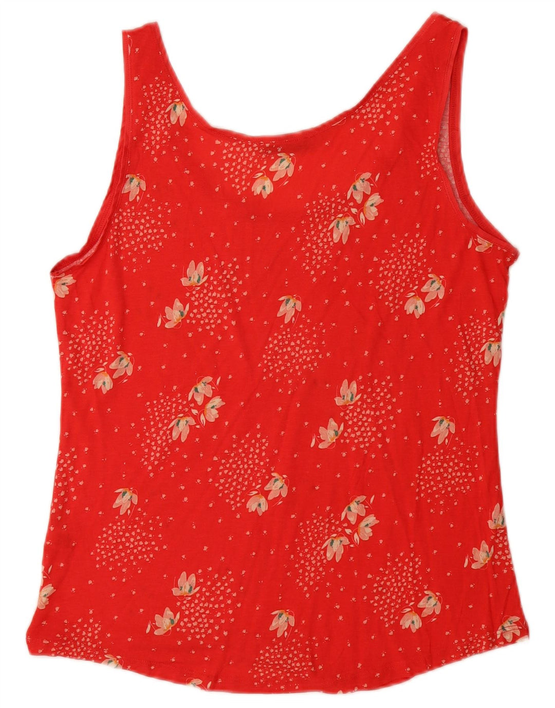 Canotta da donna OASIS UK 14 Grande viscosa floreale rossa