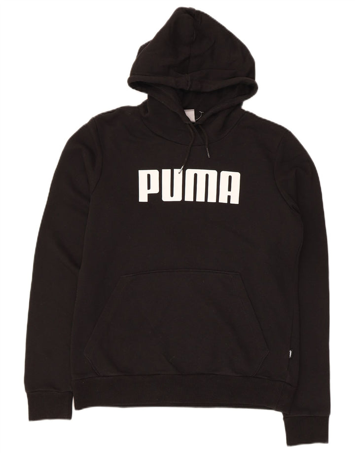 Felpa con cappuccio grafica da donna Puma UK 12 Medium Nero Poliestere