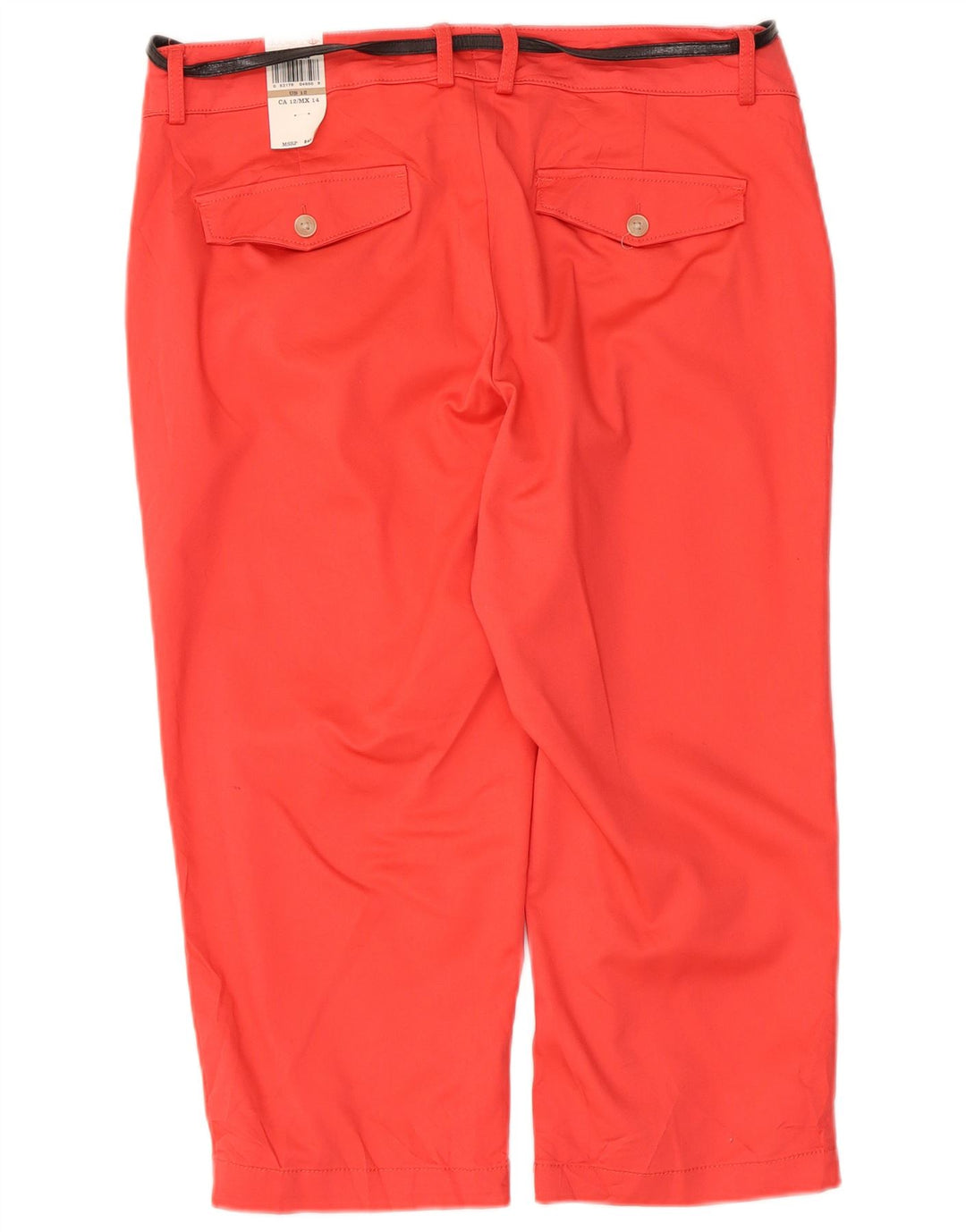 Pantaloni Capri da donna Dockers US 12 Large W34 L20 Cotone rosso