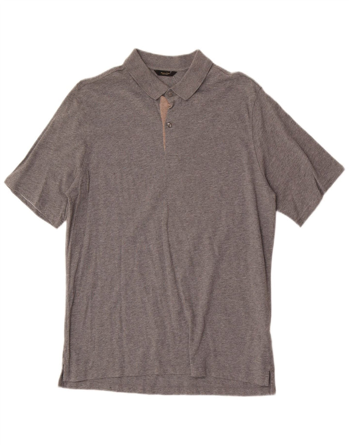 Polo Uomo Massimo Dutti Grande Cotone Grigio