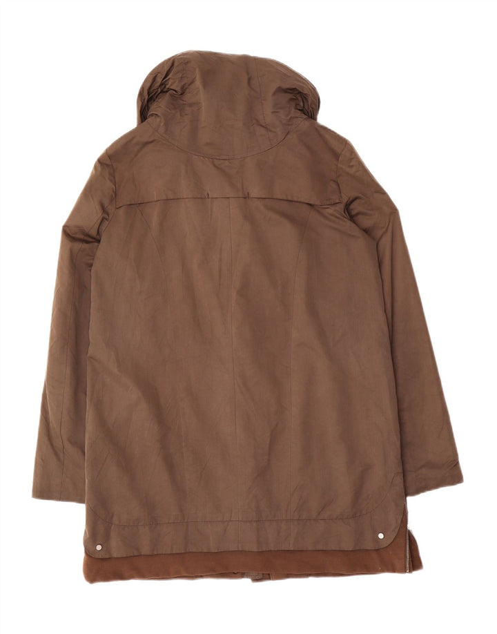 Giacca Parka da donna Zara UK 14 Marrone medio Poliammide