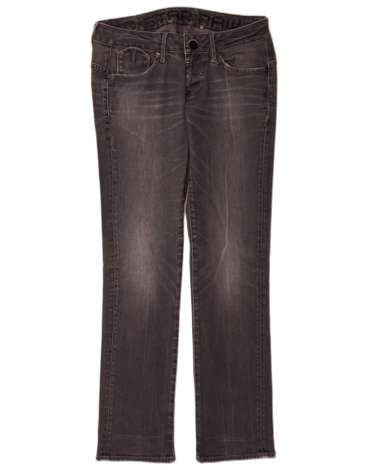 Jeans dritti da donna G-Star W28 L32 cotone grigio