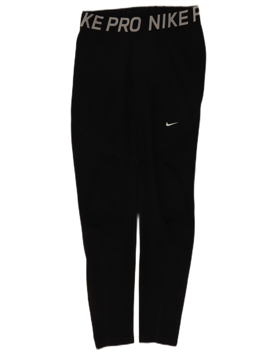 Leggings grafici Nike Dri Fit da donna UK 16 grande poliestere nero