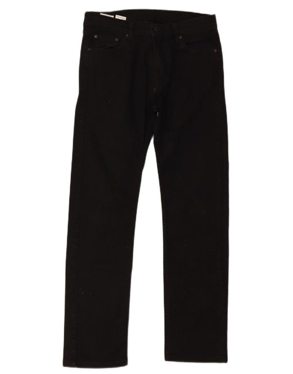Levi's Uomo 513 Jeans dritti slim W30 L32 Cotone Nero