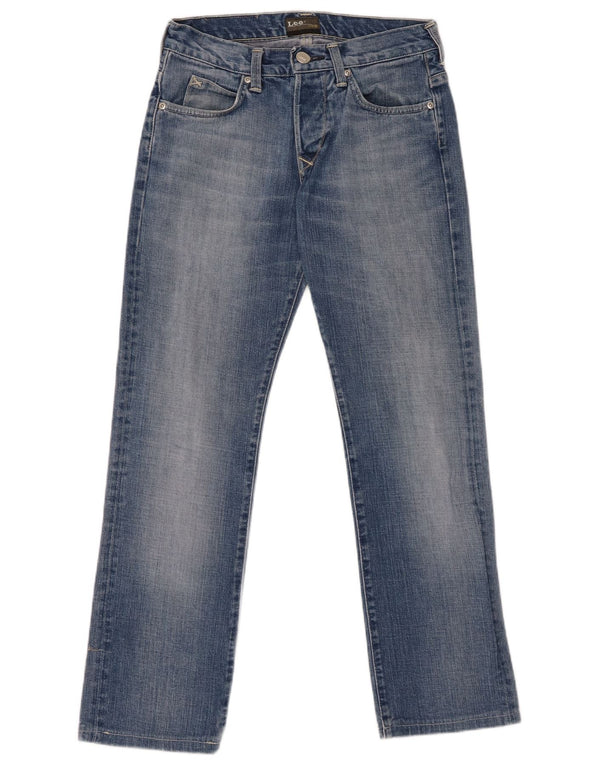 Jeans dritti Lee Knox da donna W28 L28 cotone blu