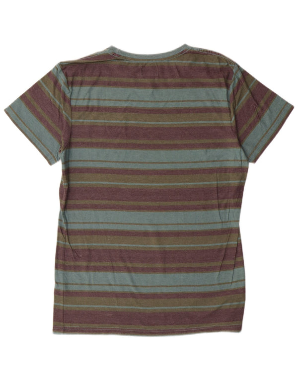 T-shirt da uomo con vestibilità standard O'Neill, top in cotone a righe multicolori