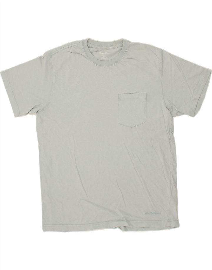 EDDIE BAUER Mens T-Shirt Top Large Grey Cotton Vintage Eddie Bauer and Second-Hand Eddie Bauer from Messina Hembry 