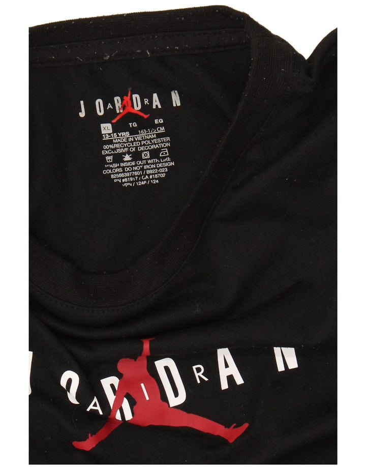 T-shirt grafica JORDAN da bambino 13-14 anni XL poliestere nero
