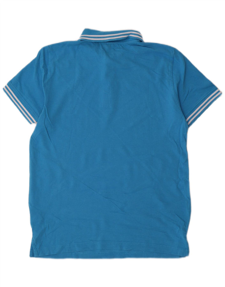 Polo Kappa Uomo Blu Medio in cotone