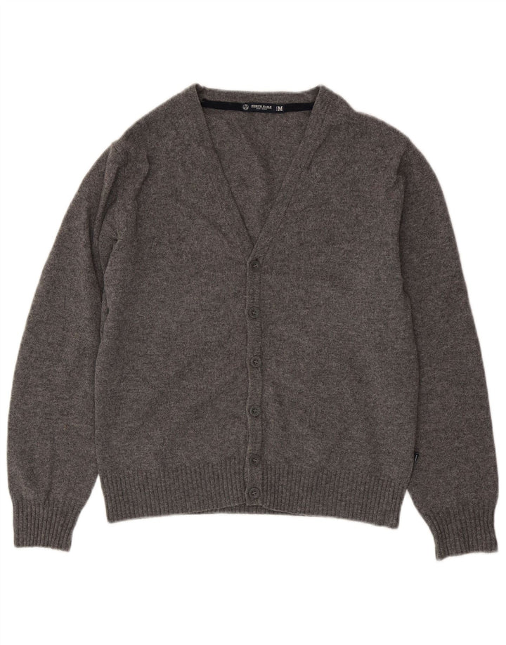 Maglione cardigan da uomo North Sails in lana grigio medio