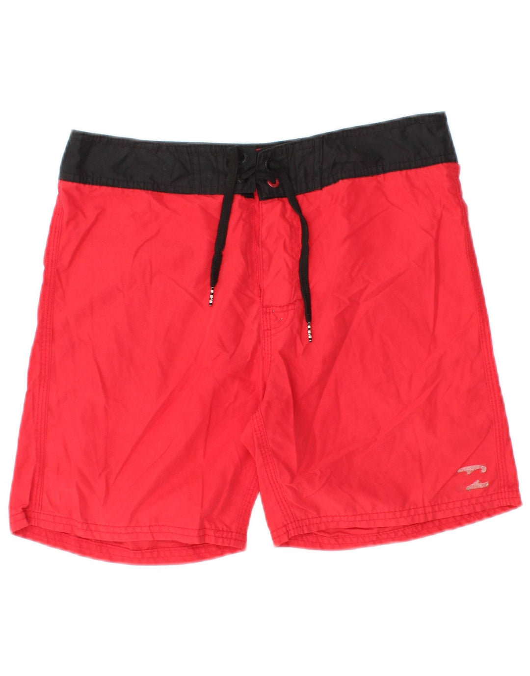 Pantaloncini da bagno da uomo BILLABONG Spiaggia in poliestere color block rosso medio