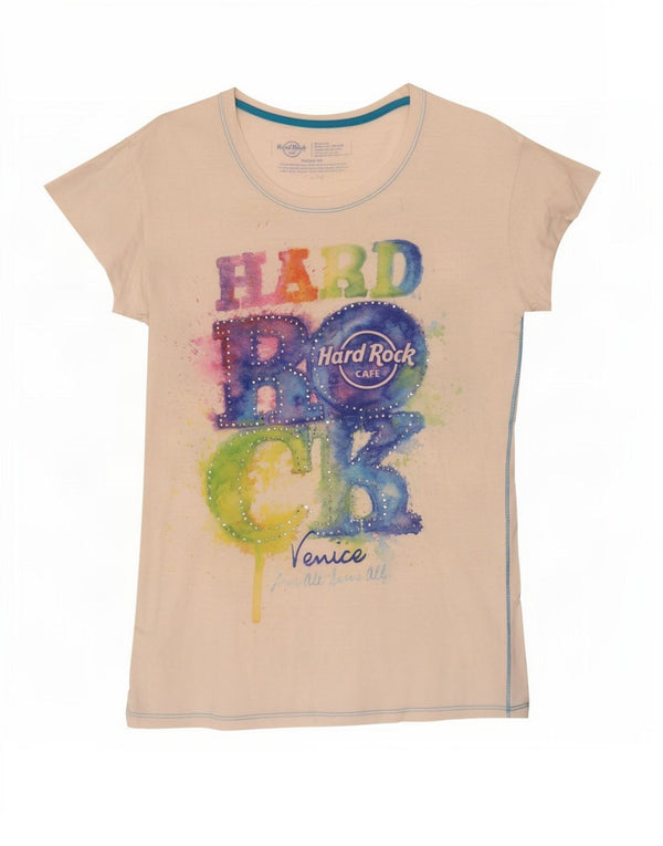T-shirt grafica per ragazze Hard Rock Cafe Venice, 13-14 anni, colore bianco medio