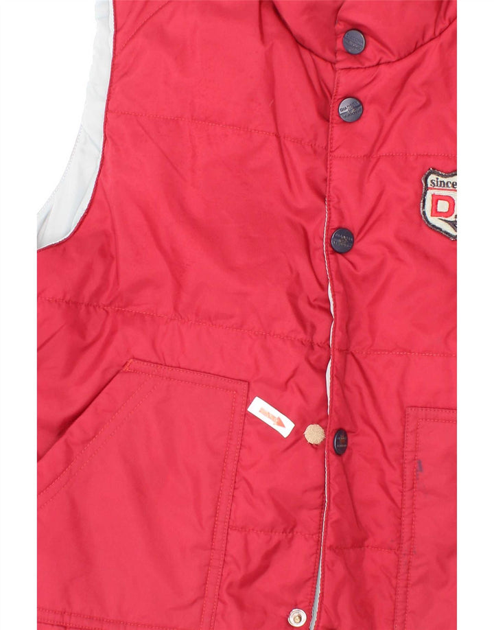 Gilet Imbottito Bambino Diadora 7-8 Anni Medio Rosso Poliestere