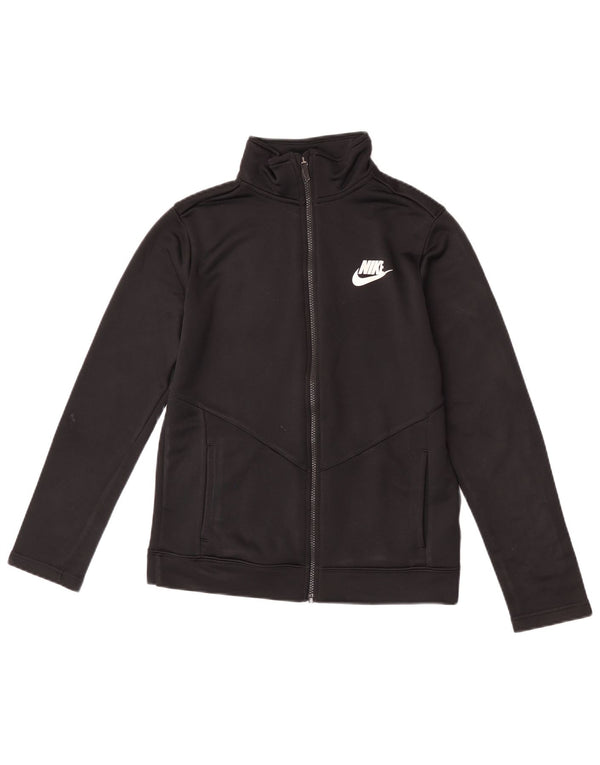 Giacca superiore della tuta da ragazzo Nike 13-14 anni XL poliestere nero
