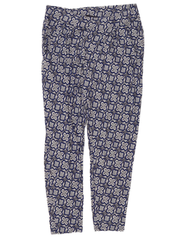 Leggings da donna Marks & Spencer UK 10 piccolo viscosa floreale blu