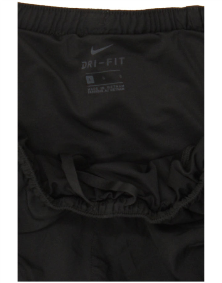 Pantaloncini sportivi Nike Dri Fit da uomo, grandi, in poliestere nero
