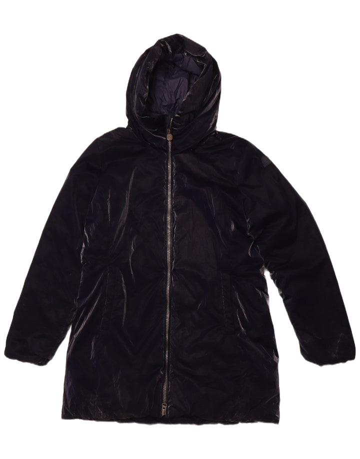 Giacca imbottita con cappuccio da donna INVICTA UK 16 Large blu navy in poliammide