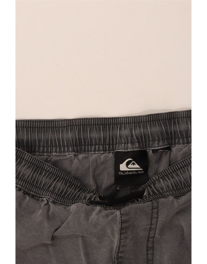 Pantaloncini chino da uomo Quiksilver W34 grandi grigi